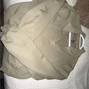 SKIMS Tan Crew Neck Sweater